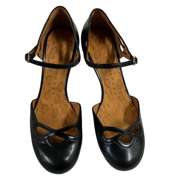 Chie Mihara Sainte Black Leather Heel, New in Box - Picture 3 of 7